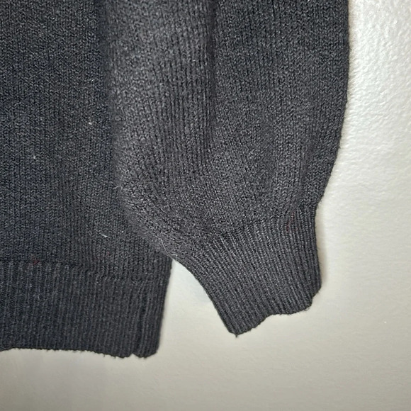 J Jason Wu Cutout Black Crewneck Sweater, Sz XS, Cotton Blend - Picture 5 of 8